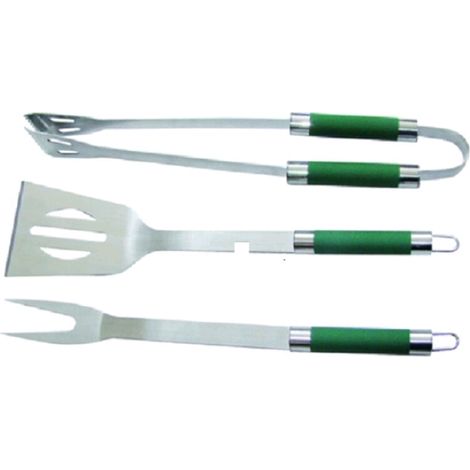 Kit utensili barbecue papillon acciaio 3pz - c020258701