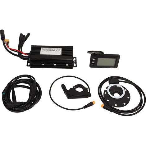 Contrôleur de moteur sinusoïdal 26 A à 3 modes GD01, panneau d'affichage, accélérateur au doigt, capteur d'assistance électrique, connecteur étanche, kit de modification pour vélo électrique (1/5)