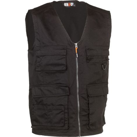 HEROCK Gilet multi-poches TORRO noir XL (1/4)