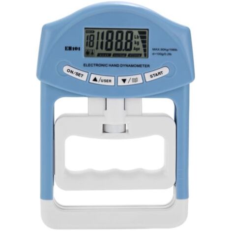 Dynamomètre électronique Digital LCD, Outil De Mesure De La Puissance Des Poignées, Exercices De Gymnastique, Mesure De La Force Des Poignées Musculaires (1/5)