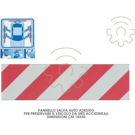 Pannello adesivo antiurto cm 14 x 50 Geko Box (1/2)