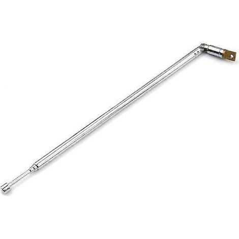 Teleskopantenne aus Metall für AM/FM-Funkgeräte, 63 cm lang, 4 Segmente