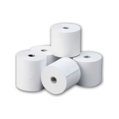 PACK DE 10 ROLLOS DE PAPEL TERMICO DE 80x80mm LIBRE DE BISFENOL A