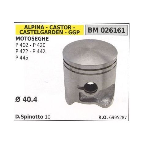 Pistone per motosega P402 P 422 Ø 40.4 mm GGP 026161