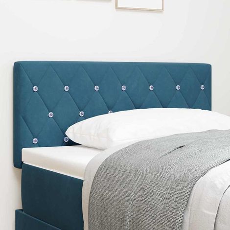 Kopfteil Dunkelblau 90 cm Samt