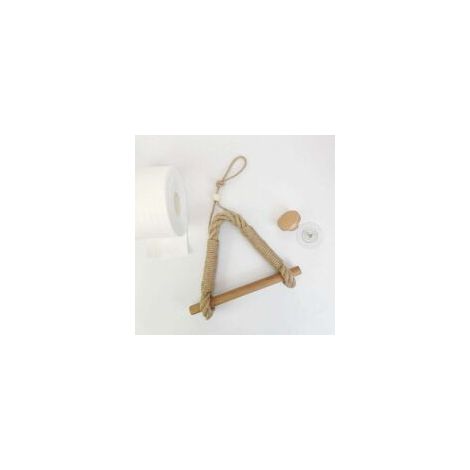 - Porta carta igienica vintage in corda di canapa per bagno - 1 pezzo, 3524,5 cm - Crezuo (1/4)