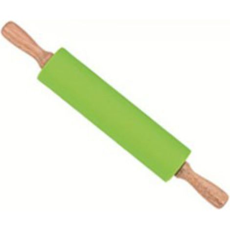 Rouleau à Pâtisserie Antiadhésif pour Enfants 23 cm - Lot de 2 avec Manche en Bois Sécurisé (1/4)