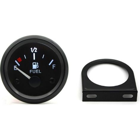 Jauge de niveau de carburant 2'' 52 mm, indicateur de niveau de carburant 12 V pour voiture avec rétroéclairage LED (1/5)