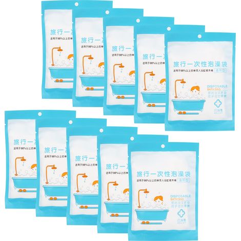 Lot de 10 protections de baignoire jetables surdimensionnées, idéales pour la maison, les voyages, le spa, l'hôtel et la piscine pour bébé. (1/5)
