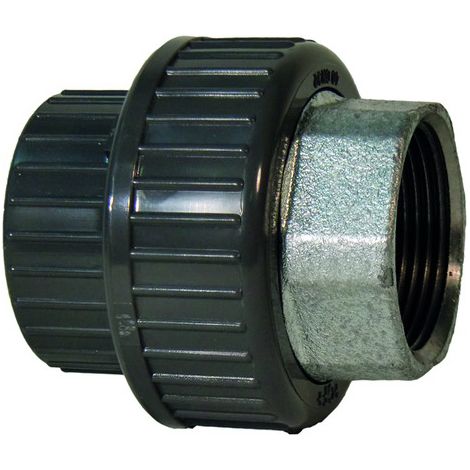 GF Übergangsverschraubung PVC-U/TG d 20x1/2" IG, Dichtung EPDM