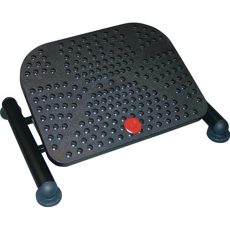 Reposapiés Basic  negro B500xT360xH320mm  ajuste de altura  110-320mm