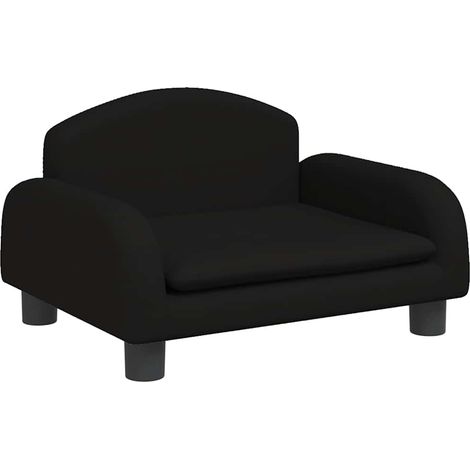 vidaXL Kinder-Couch schwarz 50x40x30 cm Stoff