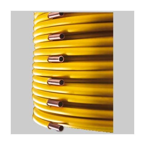 TUBO RAME RIVESTITO "SMISOL GAS" IN ROTOLO Ø14 x 1 mm