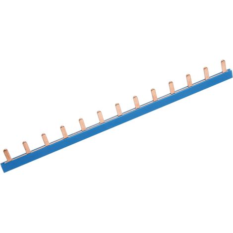 DEBFLEX - PEIGNE DE RACCORDEMENT REVERSIBLE 10MM² LONG.225MM BLEU ET NOIR - 707080