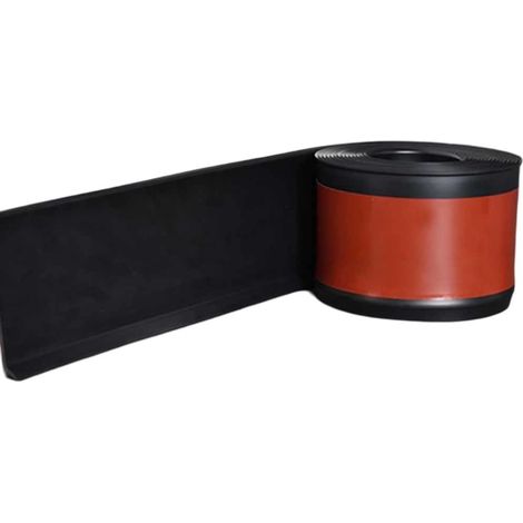 Plinthe en PVC de 4 m, moulure flexible avec bord L intégré pour la pr (1/5)