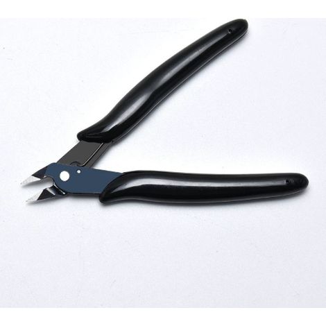 Pince coupante diagonale, mini-pince coupante pour câbles, pince coupante coudée, mini-pince, pince coupante pour bobines (1/5)