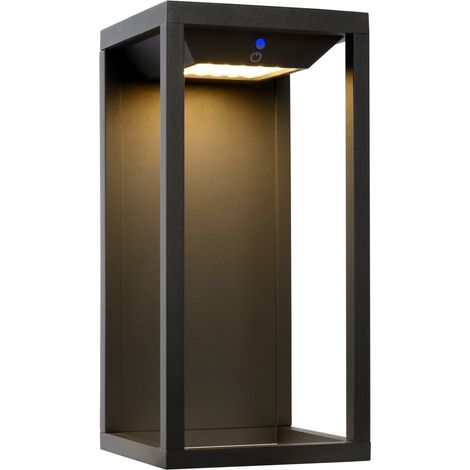 Applique solaire LED 2,2W détecteur Tenso Lucide noire (1/5)