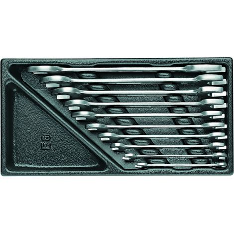 Jeu de cles a fourche GEDORE 10 pieces en module plastique ABS (1/5)