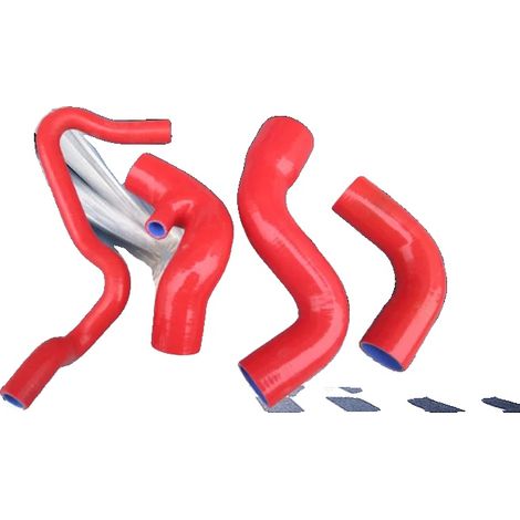 Tuyau Turbo en Silicone pour Audi A4 & Passat B5, Haute Pression de Rupture, Résistance aux Températures Extrêmes, Rouge (1/2)