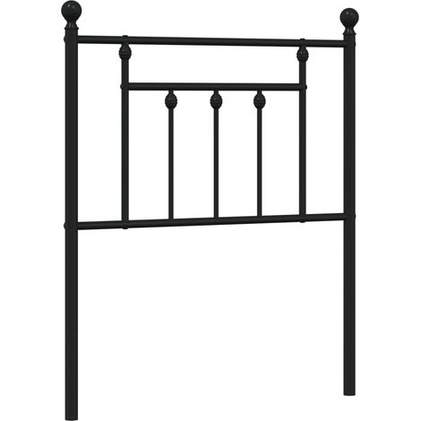 Maison Exclusive - Testiera di Ricambio in Metallo Nero 75 cm (1/5)