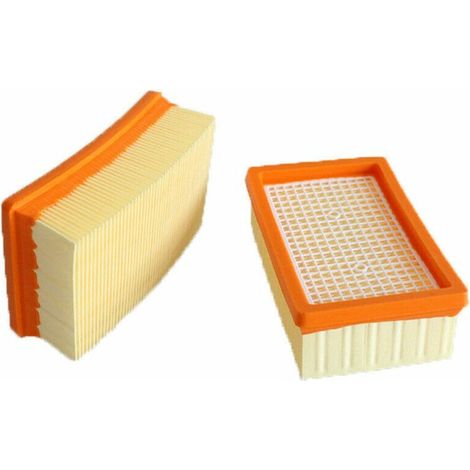 Filtre compatible avec les aspirateurs Kärcher WD MV 4 5 6 P. Filtre plissé plat haut de gamme - AquaForge (1/5)
