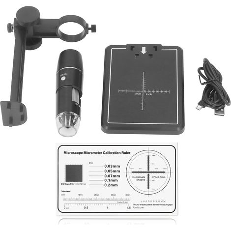 Microscope numérique portable WiFi USB avec 8 LED, loupe digitale pour enfants, étudiants et ingénieurs (1/5)