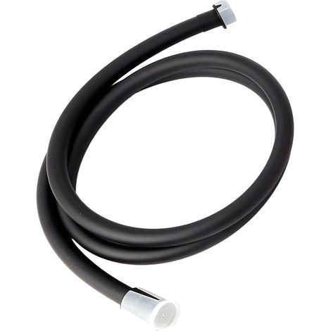 1 x Tuyau de douche en PVC - 1,5 m anti-nœuds (écrou en cuivre) (1/5)