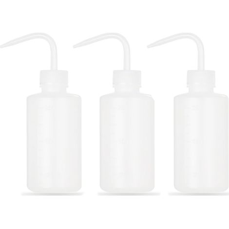 Set mit 3 Spritzflaschen à 250 ml – Laborflaschen mit feiner Kunststoffpipette – Dosierflasche – Spritzflasche für (1/5)