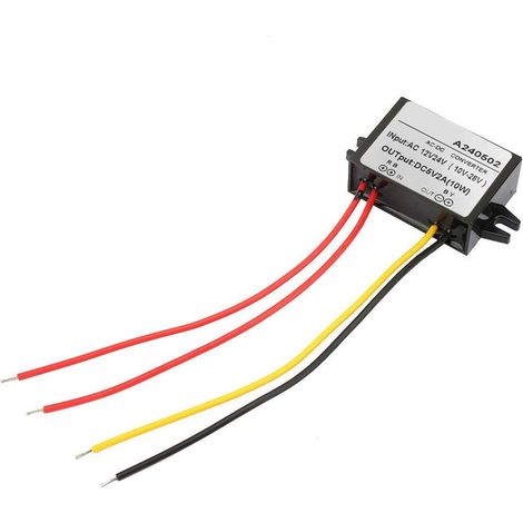 Convertisseur DC 5V AC 12V 24V vers DC 5V Buck Converter Module de Convertisseur de Tension AC-DC Module d'alimentation Abaisseur pour Voiture Camion Bateau Pompe à Eau(2A) (1/5)