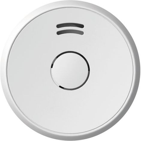 Profile détecteur de fumée blanc avec batterie longue durée (1/2)