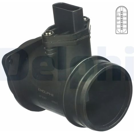 Débitmètre de masse d'air Delphi Technologies AF10267-12B1 AUDI 028 906 461