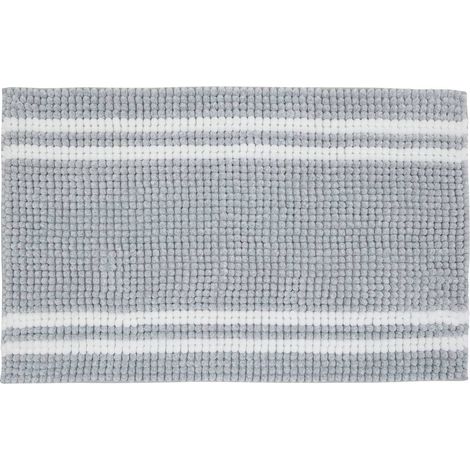 Tappeto da bagno 80x50cm grigio - 5five