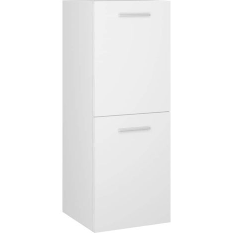 Maison Exclusive - Armario de baño madera contrachapada blanco 30 (1/5)
