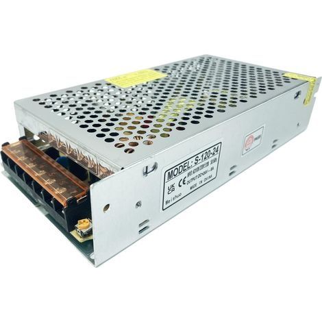 24V 5A 120w Alimentation transformateur de conversion Avec protection contre les courts-circuits et les surcharges Pour l'automatisation industrielle Lampe LED Imprimante 3D AC220V à DC24V (1/5)