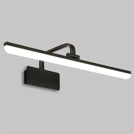 LED Éclairage mural miroir ajustable lumineux miroir miroir miroir miroir miroir lampe murale salle de bain chapeaux nordique mur lumière moderne (1/4)