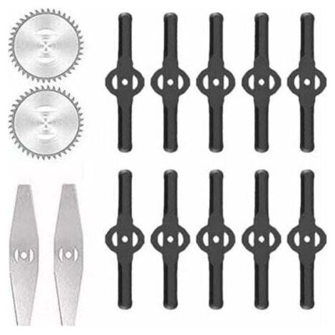 ALLIANDISDéstockage Accessoires pour tondeuses à gazon Lames de désherbeur électrique Lames de scie Manche télescopique léger pour la coupe du gazon, l'entretien de l'allée et du jardin,LAOA (1/4)