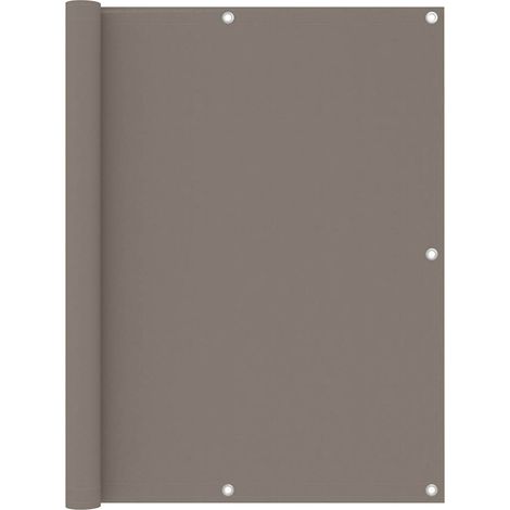 Brise vue pour balcon - Brise vent Écran de jardin Taupe 120x300 cm Tissu Oxford BV400874 - BonneVie (1/5)
