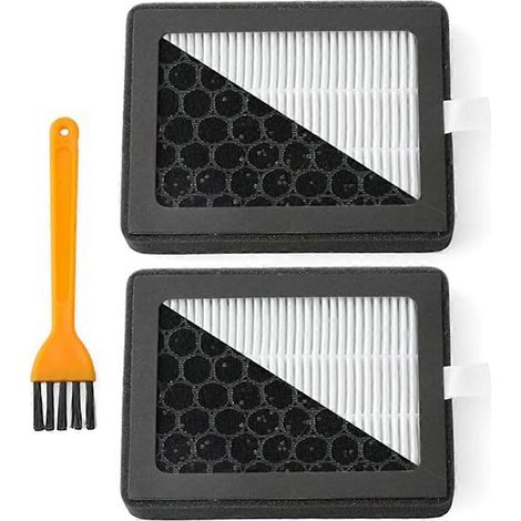 Lot de 2 filtres HEPA 13 et à charbon actif P2S compatibles avec le ventilateur d'extraction externe de l'imprimante 3D Lab P2S, double couche (1/5)