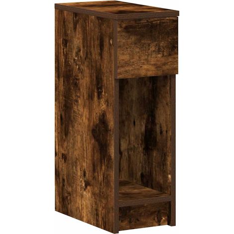 Maison Exclusive - Comodino con Cassetto Rovere Fumo 20x36x60 cm
