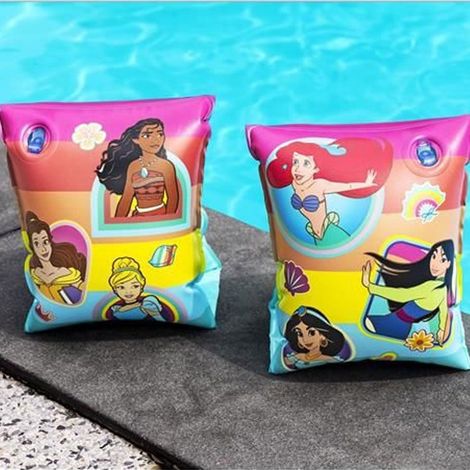 Trade Shop - Braccioli Per Il Mare Da Principessa Per Bambine Spiaggia Piscina Nuoto 23x15 Cm - (1/5)