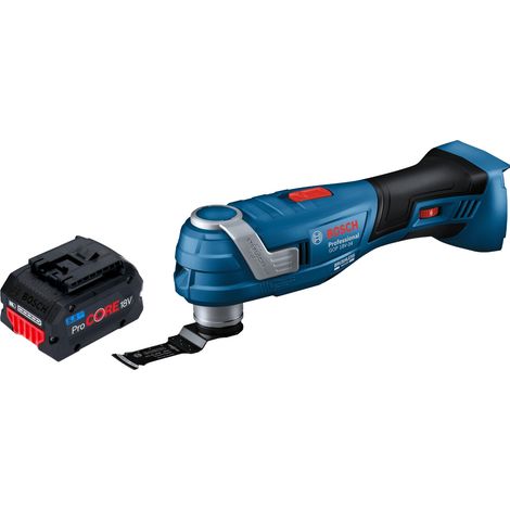 Bosch GOP 18V-34 Professional Cutter multifonctions sans fil 18 V Starlock Plus + 1x batterie ProCORE 5,5 Ah - sans chargeur