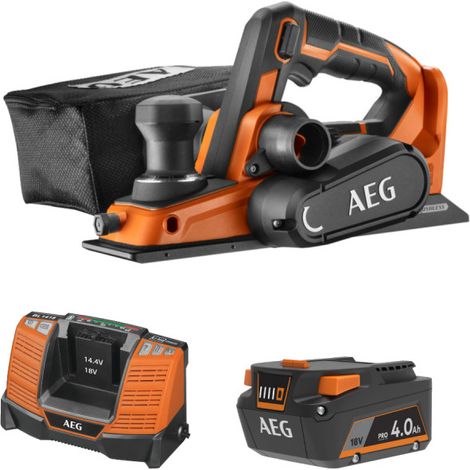 Pack AEG 18V - Pialla senza spazzola 82mm - Batteria 4.0 Ah - Caricatore