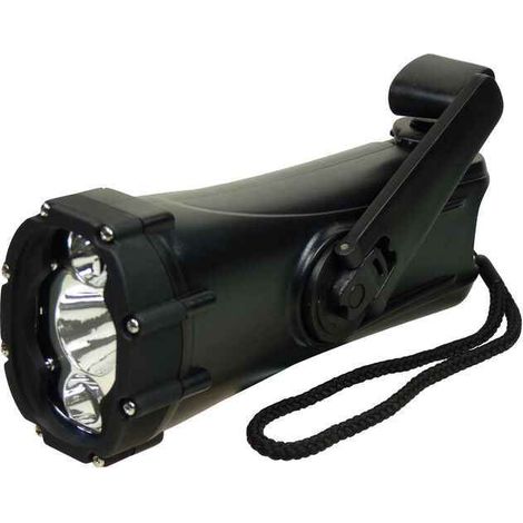 Linterna LED Powerplus Shark Dynamo USB resistente al agua hasta 10 m (1/5)