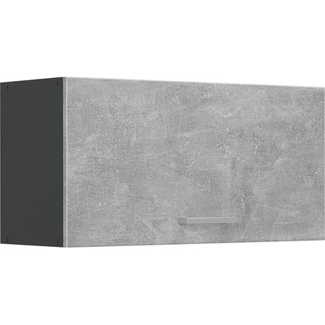 Pensile da cucina R-Line, Calcestruzzo/Antracite, 80 cm Piatto, Vicco (1/5)