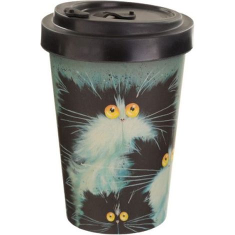 Mug de Voyage Chat Noir 400 ml Design original et amusant