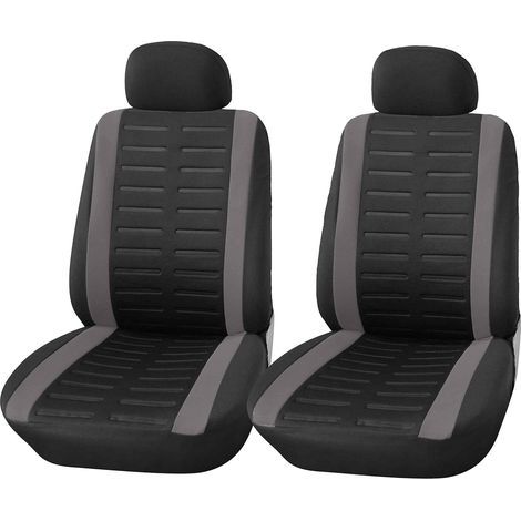 Housses de siège de voiture avant universelles en polyester – Lot de 4 – Inodore et durable – Convient à la plupart des véhicules (1/5)