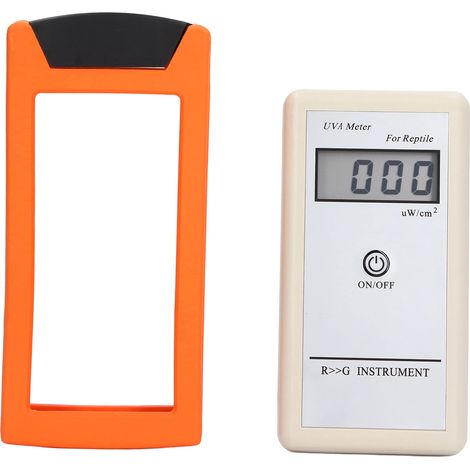Compteur UVA portable en gel de silice, testeur de lampe solaire 0‑1999 μW/cm², écran LCD 3.5 bits, pour reptile et serpent (1/5)