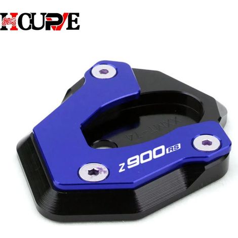 (Bleu) Accessoires moto : béquille latérale, extension et support compatibles avec KAWASAKI Z900RS Z900 RS Z 900RS 2017-2023 maxpower (1/4)