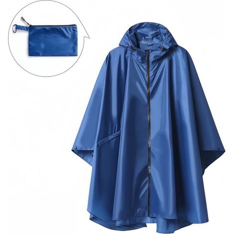 Veste imperméable multifonctionnelle 3 en 1 avec sac à dos, capuche et motif camouflage tactique pour l'alpinisme et les activités de plein air, bleue.