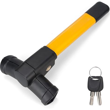Antivol de Volant de Voiture,Bloque Volant Voiture,Canne Bloque Volant Voiture,Serrure de Volant,2 Clés